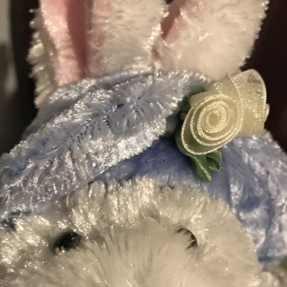 Dan Dee Collector's Choice white and pink stuffed bunny in 16 oz ceramic mug. - Picture 8 of 15